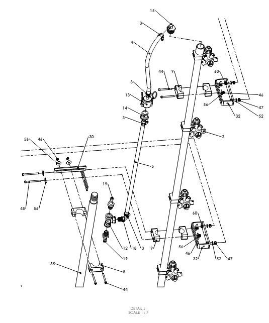 A79181 G-SERIES MID FRAME ASSEMBLY - FOLD OVER TIP FRAME 6