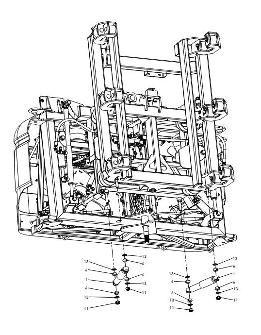 A79142 G-SERIES BACK FRAME ASSEMBLY - PROPORTIONAL HYDRAULICS 1