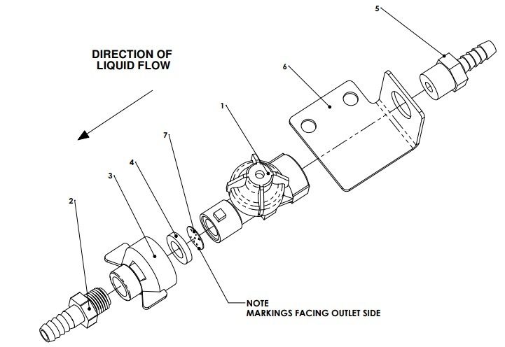 A66552 CLAYDON QUICKSTART DCV AND ORIFICE ASSY